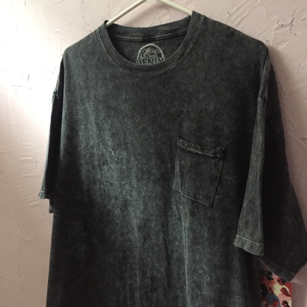 Yeezy Style Mineral Wash Gray Oversize Tee Shirt - Picture 3 of 15